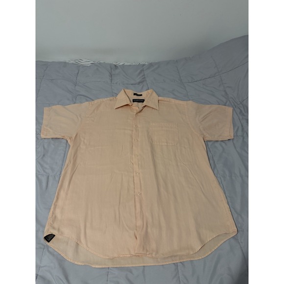 Joseph & Lyman Other - Joseph & Lyman Light Orange Men's Shirt Made Exclusively For Bloomingdale's 17